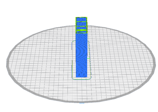 FGF Fused Granulate Modeling FGM Fused Granulate Modeling tensile specimen Z45 direction