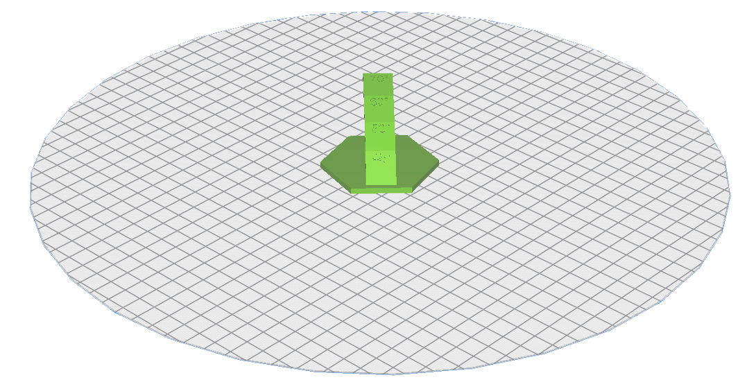 Overhangs testing part presentation