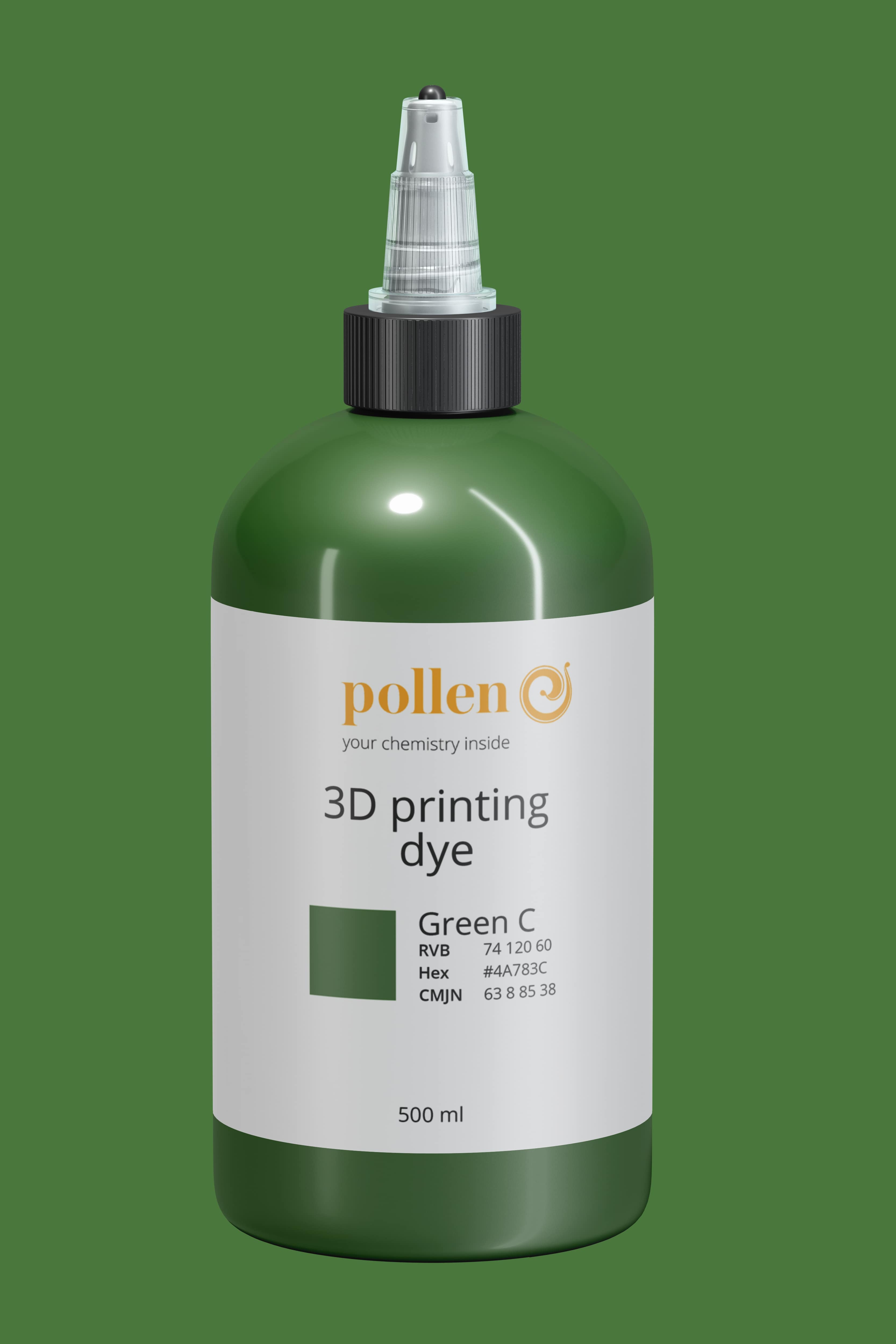 FGF Fused Granulate Febrication FGM Fused Granulate Modeling 3D printing dye colorant teinture impression 3D industrial pellets
