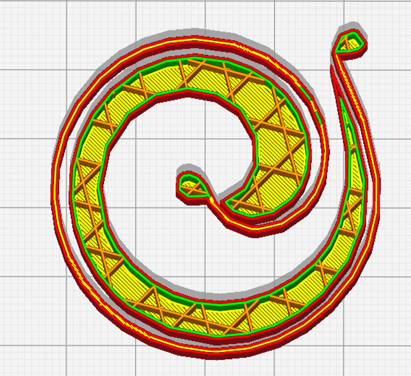 Pollen AM Remplissage Tri-Hexagon - Pellet extruder