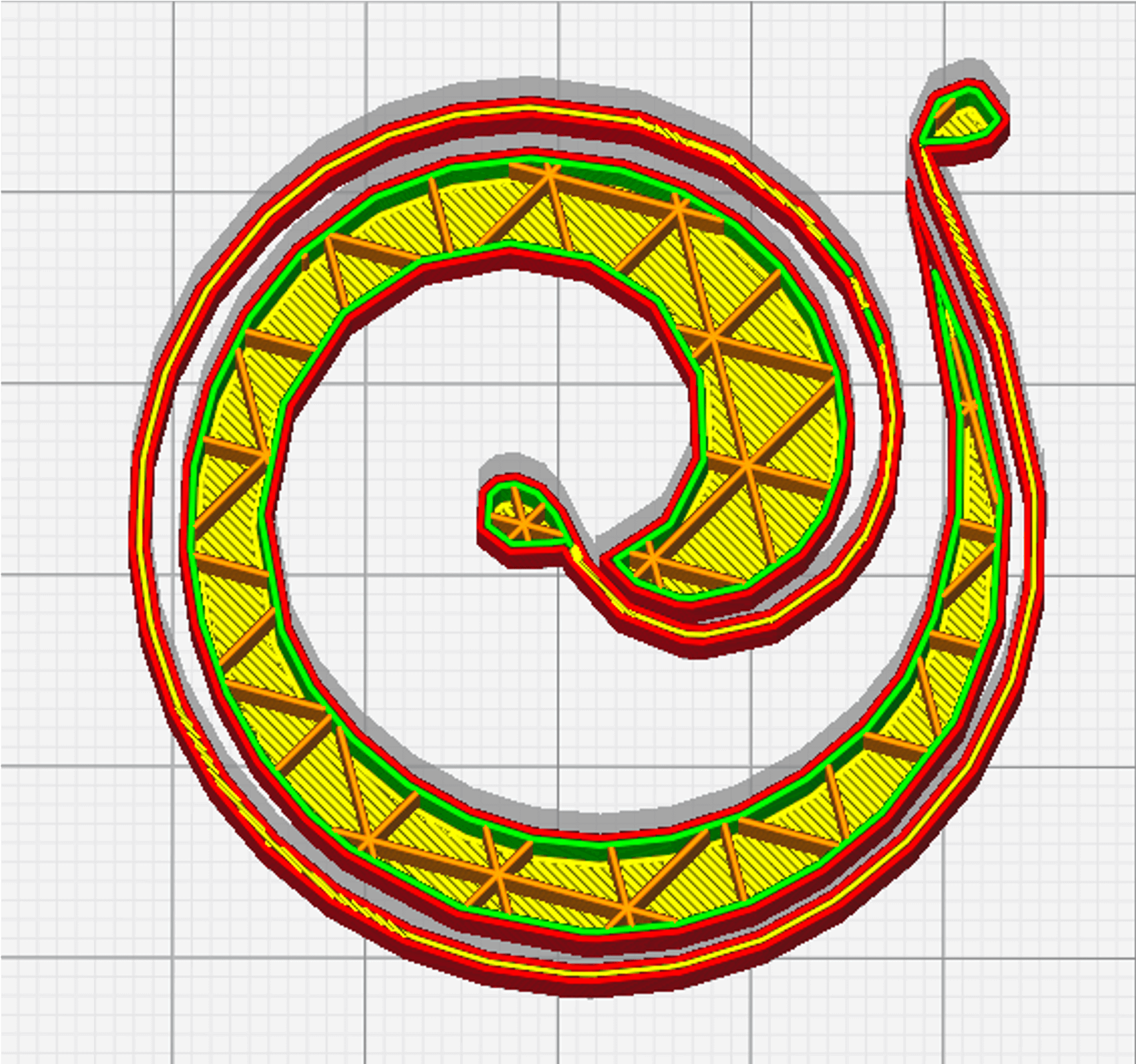 Pollen AM Triangles Infill - Pellet extruder