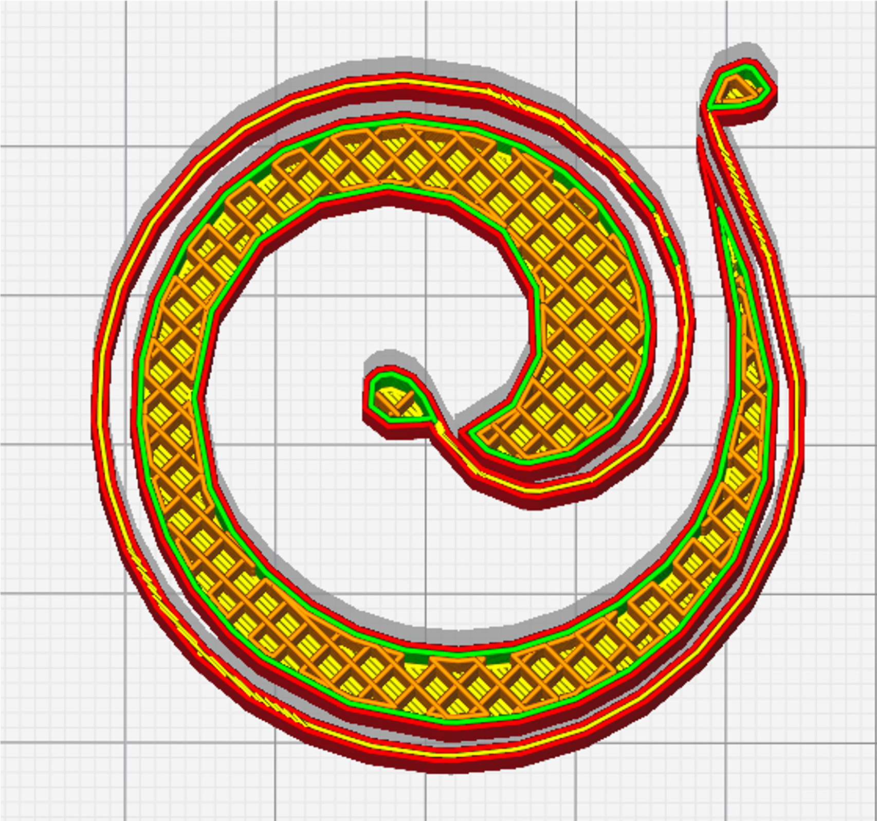 Pollen AM Zig Zag Infill - Pellet extruder