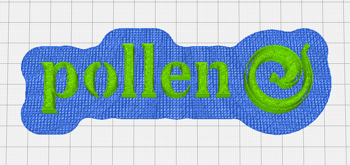 FGF Fused Granulate Modeling FGM Fused Granulate Modeling Pollen AM Raft 3D printing - Pellet extruder