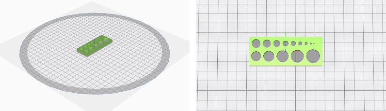FGF Fused Granulate Modeling FGM Fused Granulate Modeling Holes horizontal 3D printing