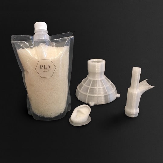 Material 3D printing PLA natural open to material industrial pellets direct extrusion