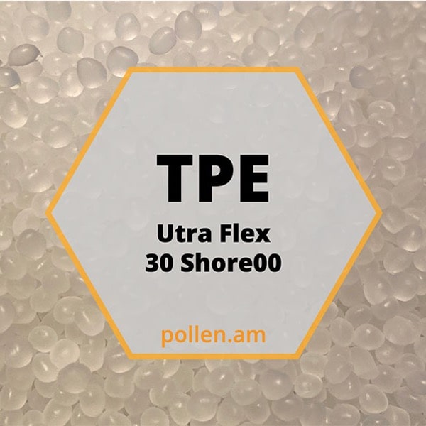 Material 3D printing TPE ultra soft 30 Sohre 00 51 VLRH open to material industrial pellets direct extrusion