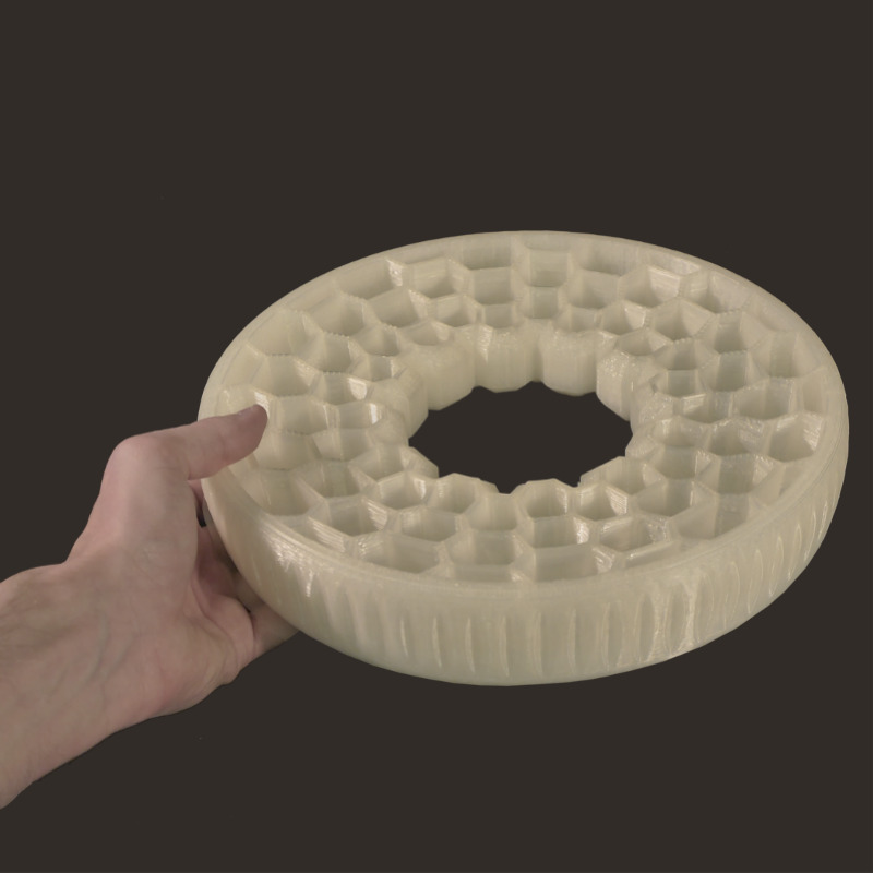 FGF Fused Granulate Fabrication FGM Fused Granulate Modeling TPE Profile bumper Pollen AM mim metal cim ceramic technical 3D printing 3D printer industrial pellets granules extrusion small series medium series stainless steel thermoplastic granules open to materials multi-material