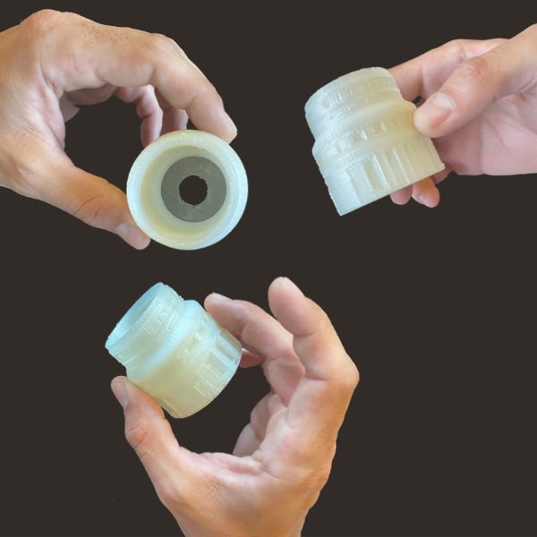 FGF Fused Granulate Febrication FGM Fused Granulate Modeling Pollen AM soufflet multi-matériaux impression 3D imprimante 3D granulés industriels extrusion TPU PVOH PVA matériau de support soluble dans l'eau