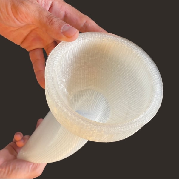 FGF Fused Granulate Fabrication FGM Fused Granulate Modeling large air nozzle Pollen AM mim metal cim ceramic technical 3D printing 3D printer industrial pellets granules extrusion small series medium series stainless steel thermoplastic granules open to materials multi-material