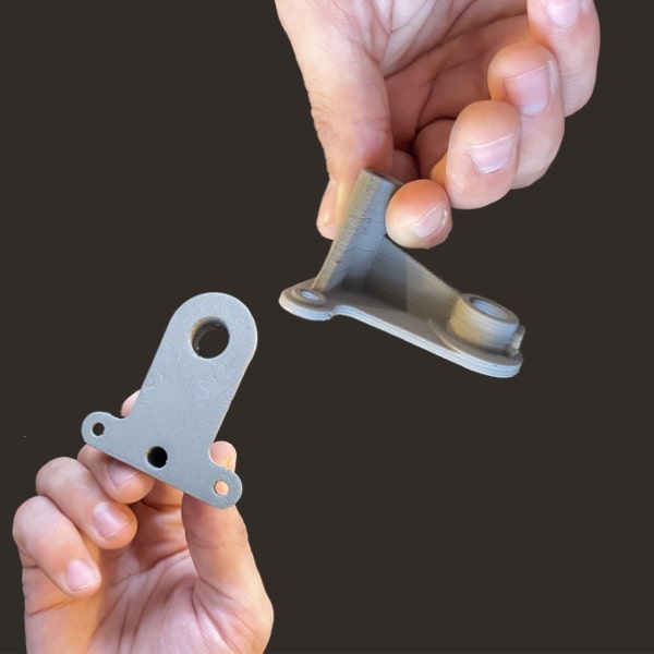 FGF Fused Granulate Fabrication FGM Fused Granulate Modeling Pollen AM bracket MIM metal stainless steel 316L 3D printing 3D printer industrial pellets granules extrusion ceramic technical