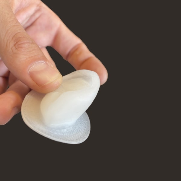 flexible ear TPE 45 shore A no shore hardness limit Pollen AM mim metal cim ceramic technical 3D printing 3D printer industrial pellets granules extrusion small series medium series stainless steel thermoplastic granules open to materials multi-material
