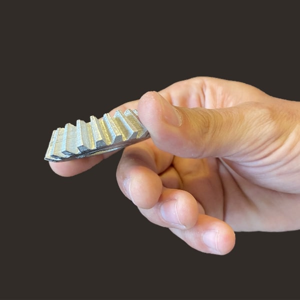 stainless steel gear Pollen AM mim metal cim ceramic technical 3D printing 3D printer industrial pellets granules extrusion small series medium series stainless steel thermoplastic granules open to materials multi-material