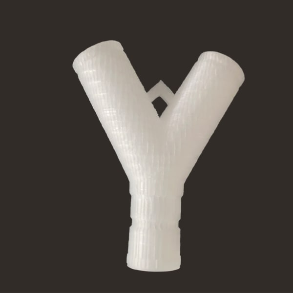 pp dual hose connection Pollen AM mim metal cim ceramic technical 3D printing 3D printer industrial pellets granules extrusion small series medium series stainless steel thermoplastic granules open to materials multi-material