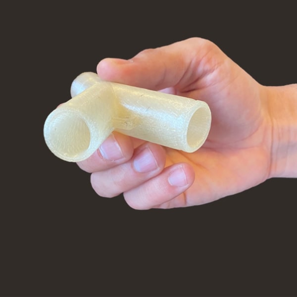 FGF Fused Granulate Fabrication FGM Fused Granulate Modeling pesu hose connection high performance thermoplastic flame retardant Pollen AM mim metal cim ceramic technical 3D printing 3D printer industrial pellets granules extrusion small series medium series stainless steel thermoplastic granules open to materials multi-material