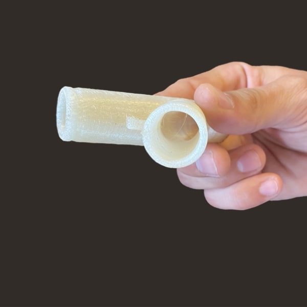 FGF Fused Granulate Fabrication FGM Fused Granulate Modeling pesu hose connection high performance thermoplastic flame retardantPollen AM mim metal cim ceramic technical 3D printing 3D printer industrial pellets granules extrusion small series medium series stainless steel thermoplastic granules open to materials multi-material