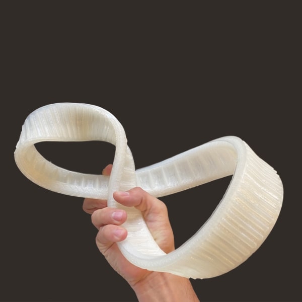 FGF Fused Granulate Fabrication FGM Fused Granulate Modeling large drive belt Pollen AM mim metal cim ceramic technical 3D printing 3D printer industrial pellets granules extrusion small series medium series stainless steel thermoplastic granules open to materials multi-material