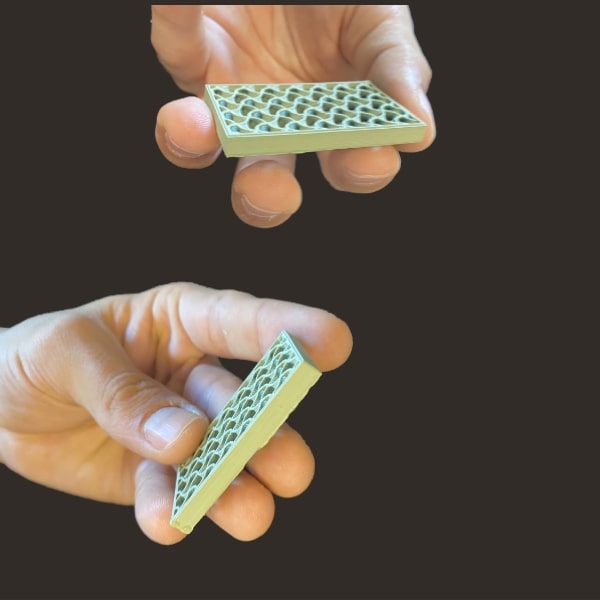 FGF Fused Granulate Fabrication FGM Fused Granulate Modeling ceramic lattice structure Pollen AM mim metal cim ceramic technical 3D printing 3D printer industrial pellets granules extrusion small series medium series stainless steel thermoplastic granules open to materials multi-material