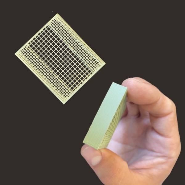 FGF Fused Granulate Fabrication FGM Fused Granulate Modeling ceramic lattice structure green state Pollen AM mim metal cim ceramic technical 3D printing 3D printer industrial pellets granules extrusion small series medium series stainless steel thermoplastic granules open to materials multi-material