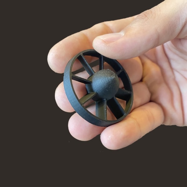 abs mini turbine Pollen AM mim metal cim ceramic technical 3D printing 3D printer industrial pellets granules extrusion small series medium series stainless steel thermoplastic granules open to materials multi-material
