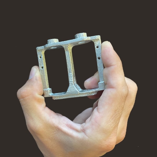 stainless steel sheath connector Pollen AM mim metal cim ceramic technical 3D printing 3D printer industrial pellets granules extrusion small series medium series stainless steel thermoplastic granules open to materials multi-material