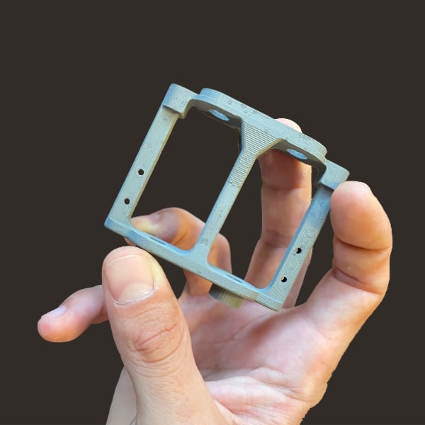 stainless steel sheth connector Pollen AM mim metal cim ceramic technical 3D printing 3D printer industrial pellets granules extrusion small series medium series stainless steel thermoplastic granules open to materials multi-material