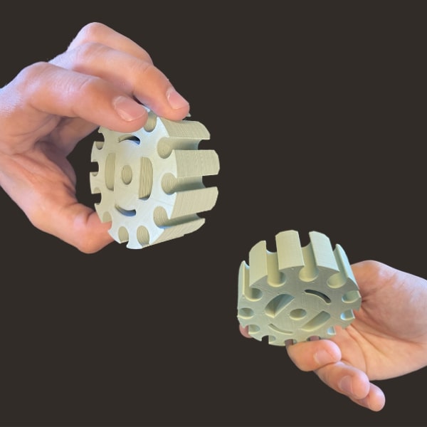 Ceramic winder Pollen AM mim metal cim ceramic technical 3D printing 3D printer industrial pellets granules extrusion small series medium series stainless steel thermoplastic granules open to materials multi-material