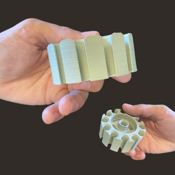 Ceramic winder Pollen AM mim metal cim ceramic technical 3D printing 3D printer industrial pellets granules extrusion small series medium series stainless steel thermoplastic granules open to materials multi-material