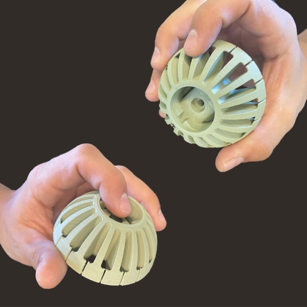 ceramic heat shield Pollen AM  mim metal cim ceramic technical 3D printing 3D printer industrial pellets granules extrusion small series medium series stainless steel thermoplastic granules open to materials multi-material
