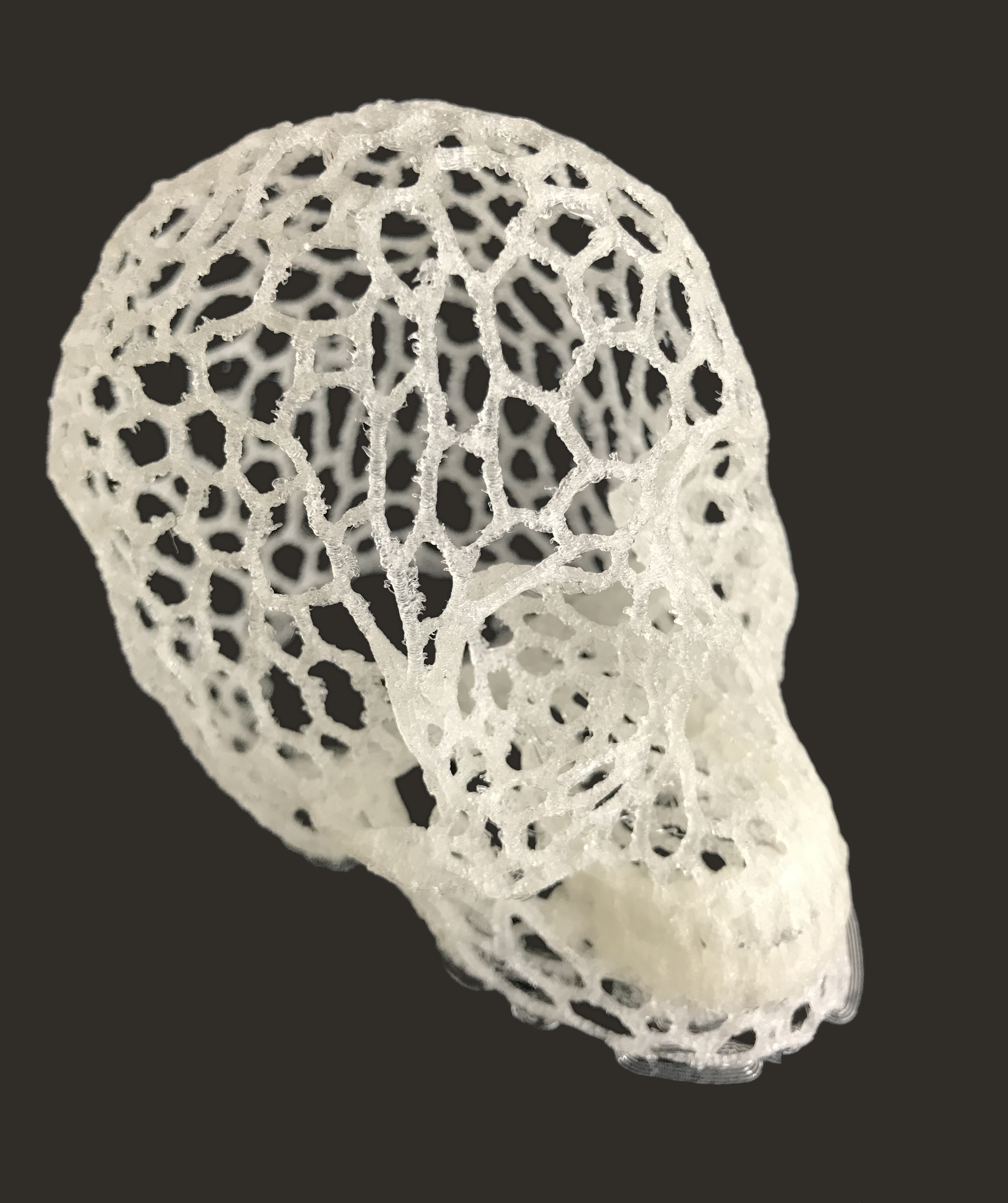 Pièce imprimée en 3D en structure Voronoï par Hervé